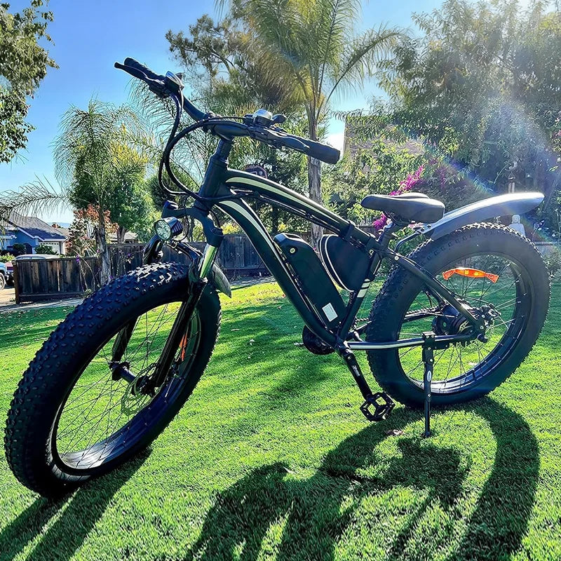 Electric Bike for Adults & Teens – 1500W Motor 65Nm Torque, 48V 15Ah Removable Battery, Full Suspension, 3 Riding Modes
