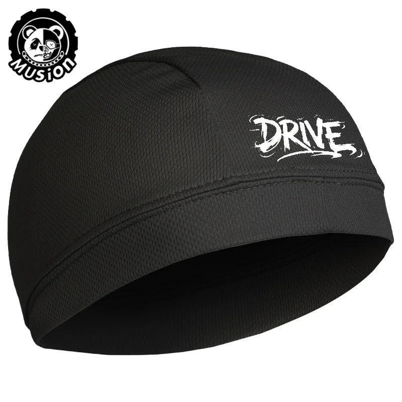 Musion Under Helmet Beanie Cap  Vented Sweat Absorbent Moisture Wicking for Men Cycling Motorcycle Riders
