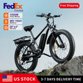 Electric Bike for Adults & Teens – 1500W Motor 65Nm Torque, 48V 15Ah Removable Battery, Full Suspension, 3 Riding Modes