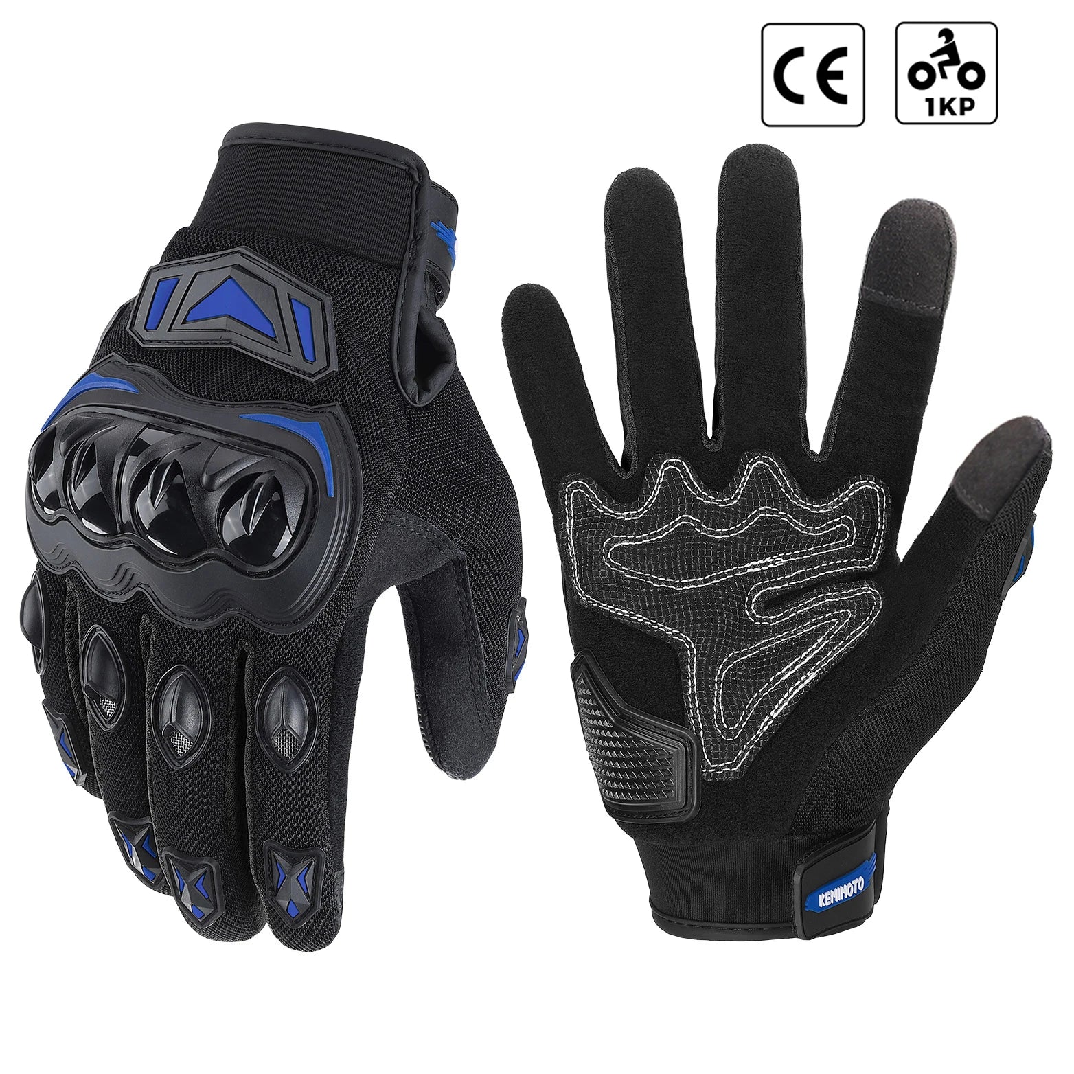 KEMIMOTO Summer Motorcycle Gloves CE Riding Gloves Knuckle Touchscreen Motorbike Tactical Gloves For Dirt Bike Motocross ATV UTV