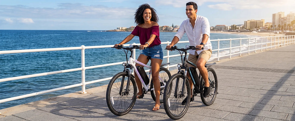 VIPDRIVE Defier 1.1 Adult Electric Bike, 750W Peak Motor, Electric Road Bicycle, 48V 7.8Ah Fatbike, 26", 20MPH Mountain Ebike