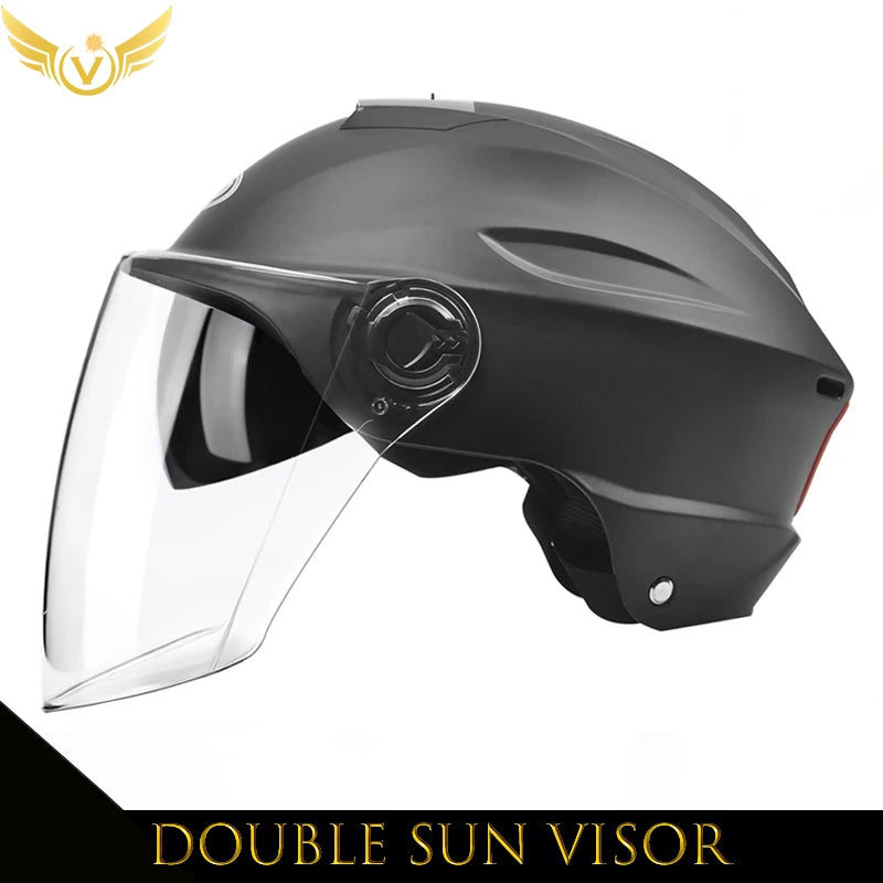 V Electric Scooter Helmet Summer V Chopper Motorcycle Helmets Safety Waterfall Soman Urban Articles Woman Men Moto Equipment