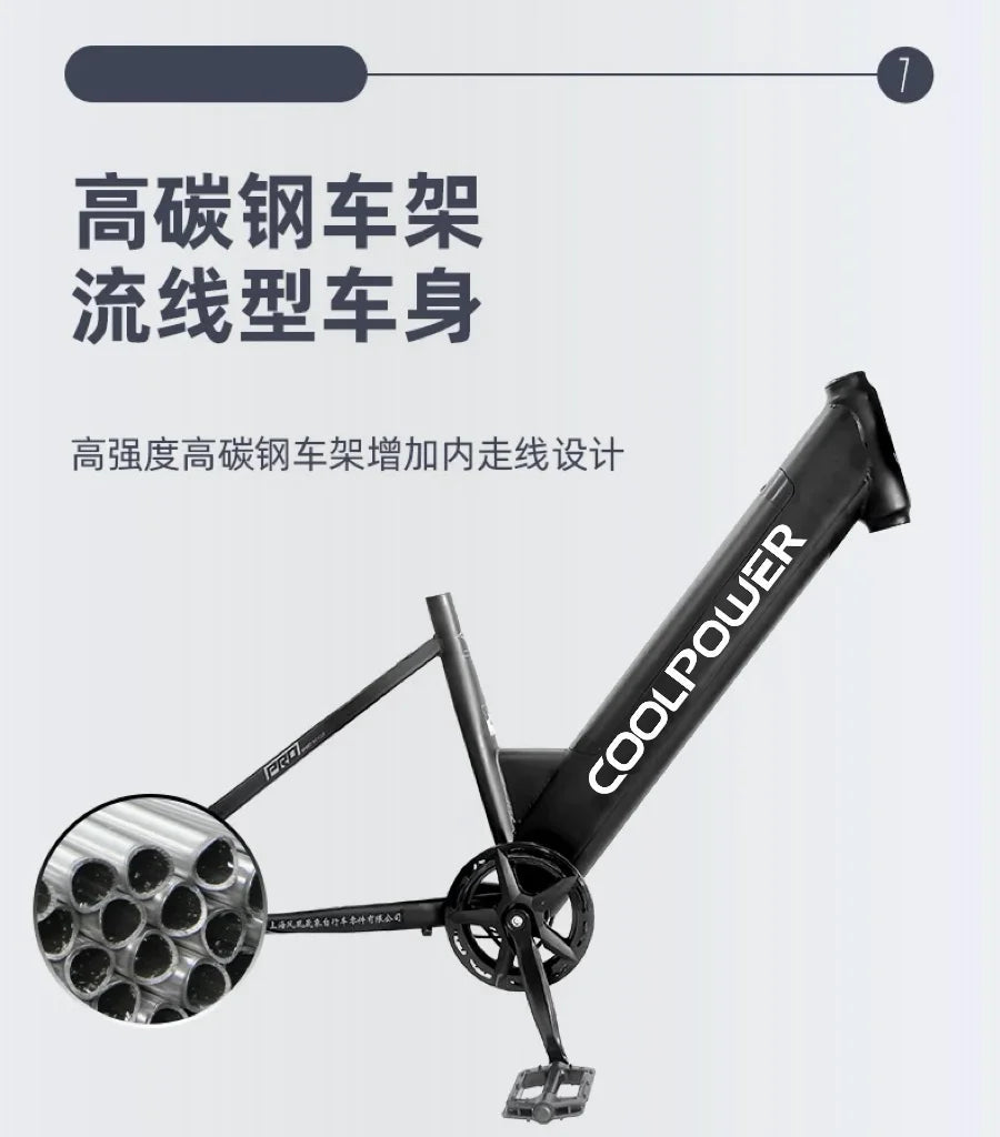 Adult E-Bike 48V 20Ah Battery 250W Road Electric Bicycle 26-Inch Tire City Ebike，Electric Bike
