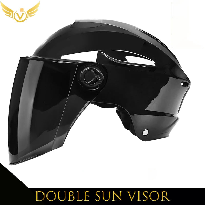 V Electric Scooter Helmet Summer V Chopper Motorcycle Helmets Safety Waterfall Soman Urban Articles Woman Men Moto Equipment
