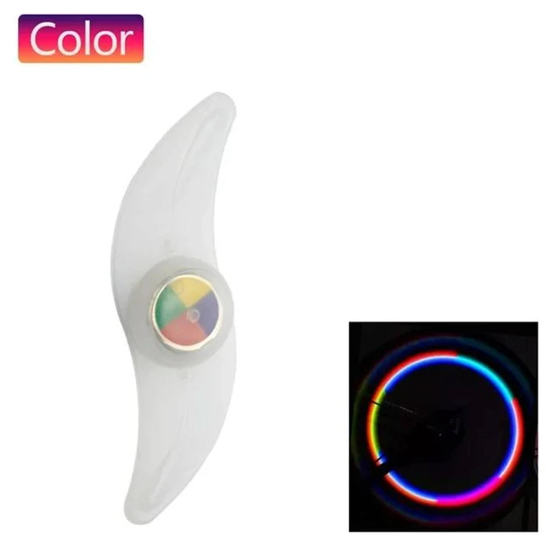 Bike Wheel Spoke Light Tire Lights 3 Modes LED Waterproof Bike Safety Warning Easy To Install Bicycle Accessories