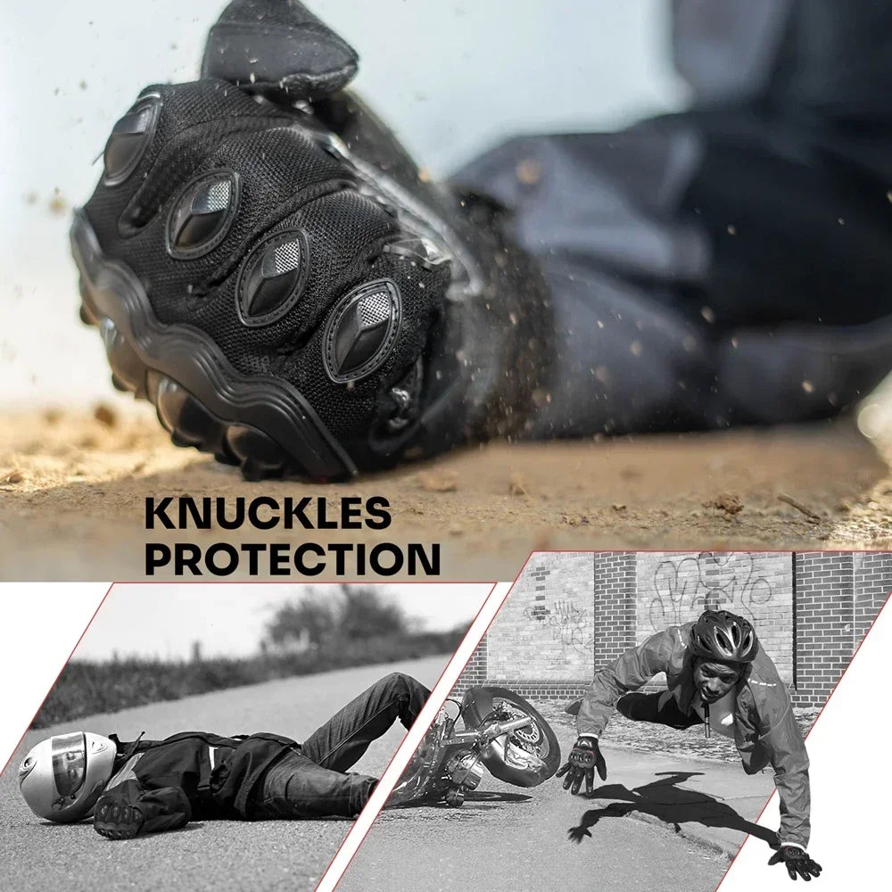 KEMIMOTO Summer Motorcycle Gloves CE Riding Gloves Knuckle Touchscreen Motorbike Tactical Gloves For Dirt Bike Motocross ATV UTV