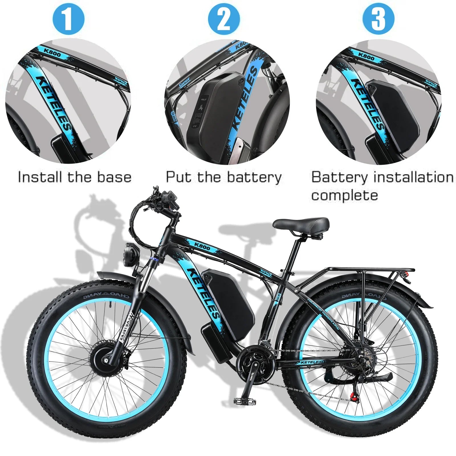 Hailong 36v48v52v60v72v50ah Electric bike champrider polly dp7 30 40 45 60ah Battery 1000w 2000w3000w kit E bike Lithium Battery