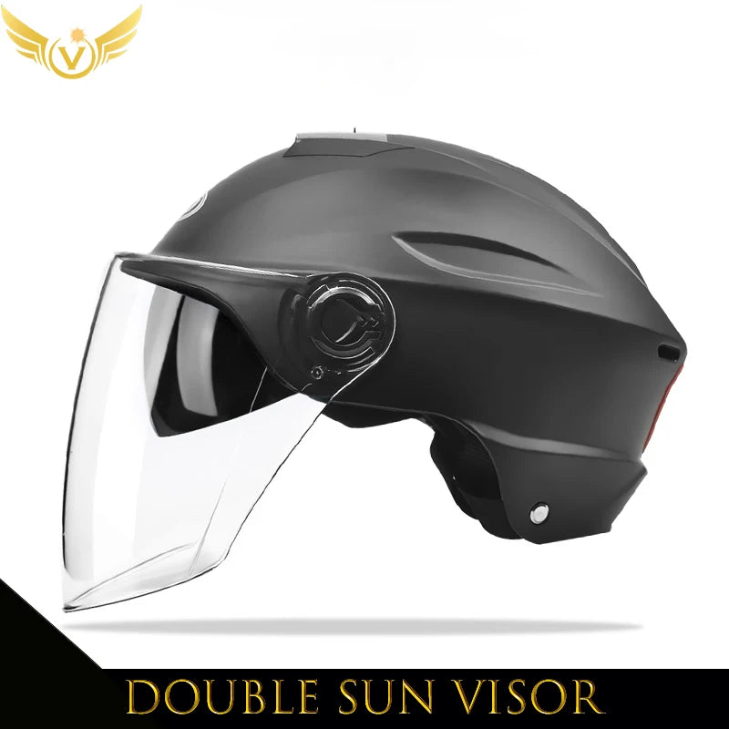 V Electric Scooter Helmet Summer V Chopper Motorcycle Helmets Safety Waterfall Soman Urban Articles Woman Men Moto Equipment