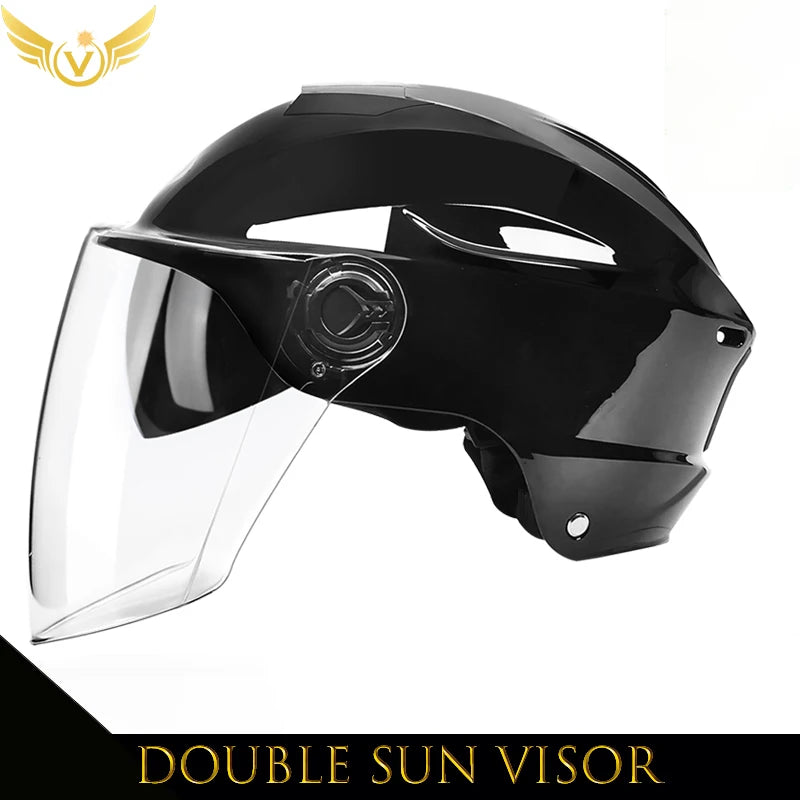 V Electric Scooter Helmet Summer V Chopper Motorcycle Helmets Safety Waterfall Soman Urban Articles Woman Men Moto Equipment