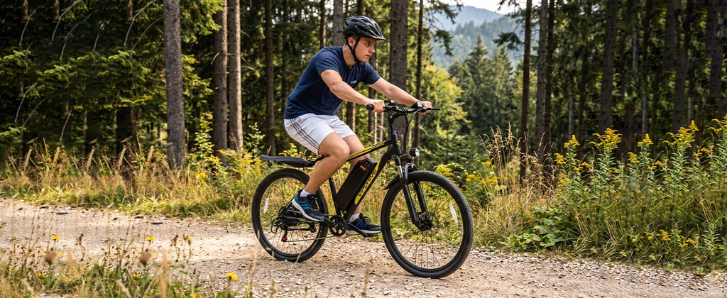 VIPDRIVE Defier 1.1 Adult Electric Bike, 750W Peak Motor, Electric Road Bicycle, 48V 7.8Ah Fatbike, 26", 20MPH Mountain Ebike