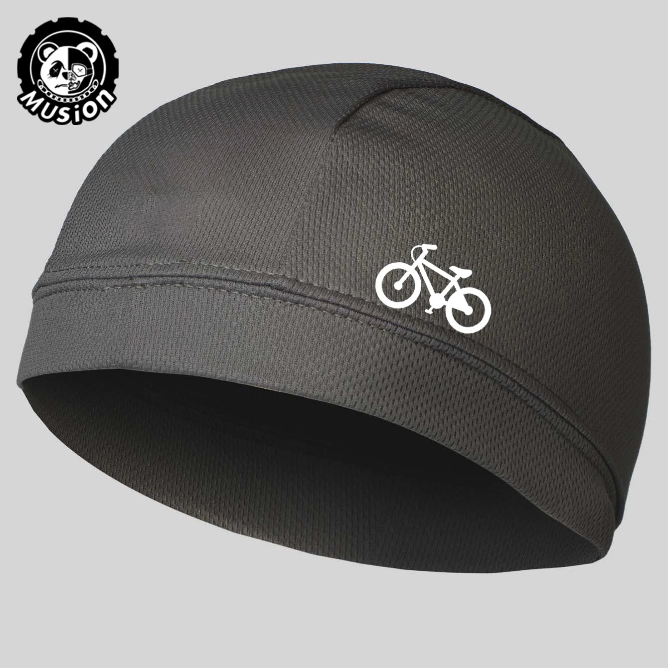 Musion Under Helmet Beanie Cap  Vented Sweat Absorbent Moisture Wicking for Men Cycling Motorcycle Riders