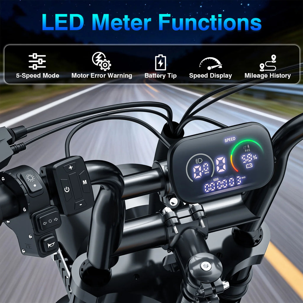 TREEOSOR 1 Year Warranty Adult Electric Bike 1000W Peak Motor Maximum Speed of 28 MPH, Electric Mountain Bike,E bike UL 2849