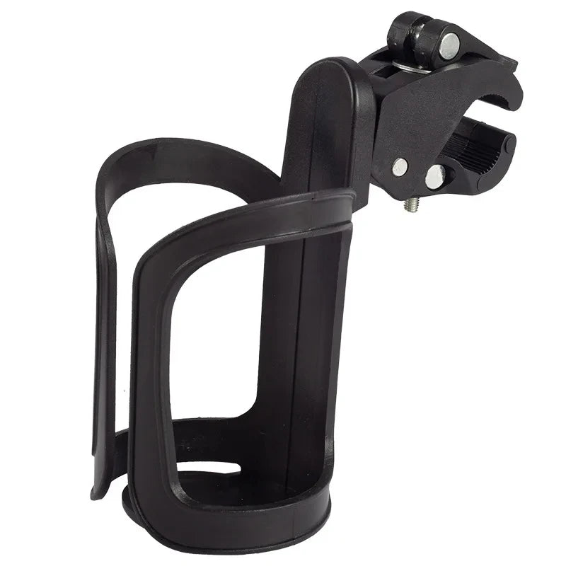 Adjustable Stroller Water Bottle Holder - 360° Rotating Bike Cage for Stroller Accessories