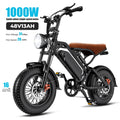 TREEOSOR 1 Year Warranty Adult Electric Bike 1000W Peak Motor Maximum Speed of 28 MPH, Electric Mountain Bike,E bike UL 2849