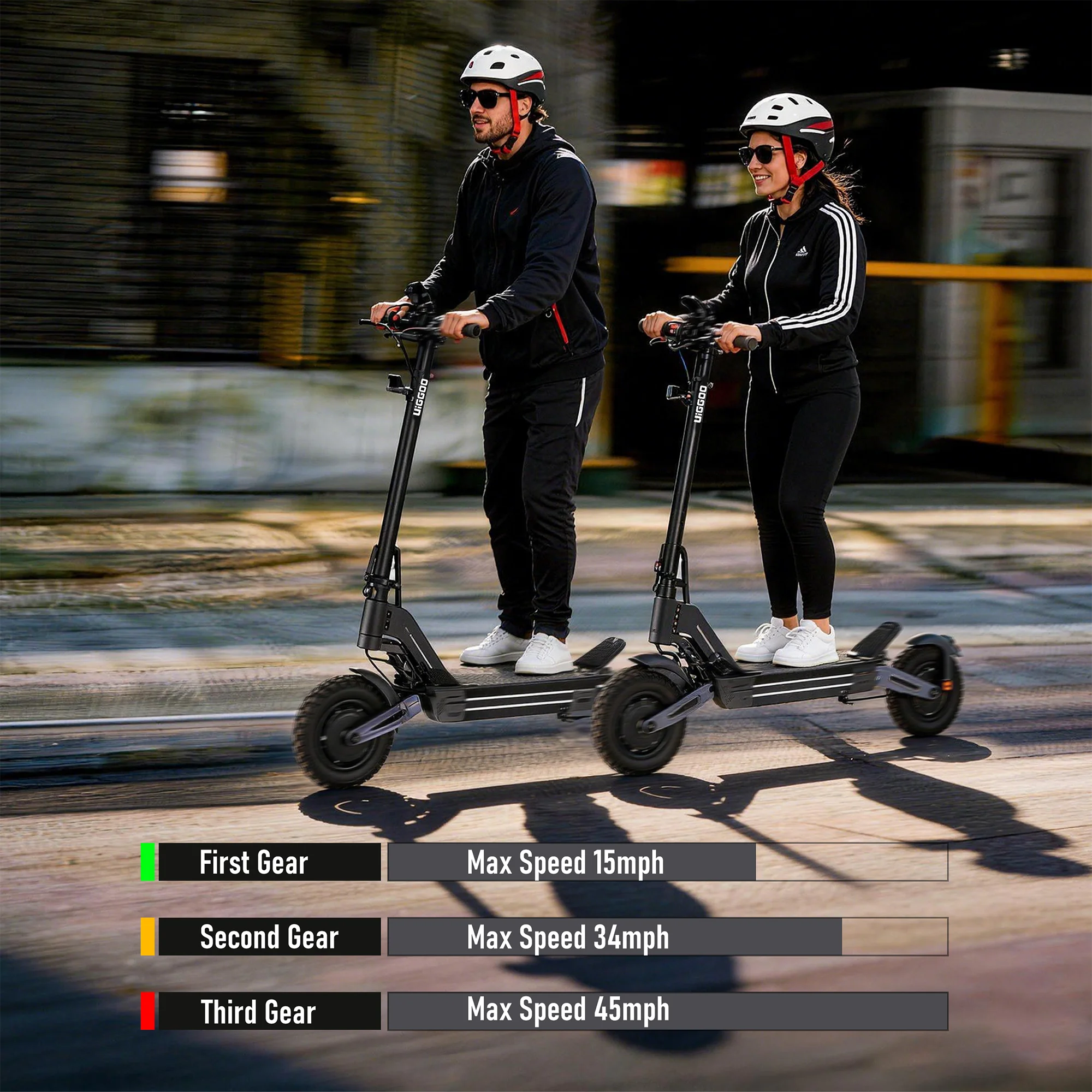 Dual 4000W Motor Electric Scooter for Adults 45MPH Fast E-Scooter 60V 27Ah 11" Off-Road Vacuum Tires 330lbs Heavy Duty