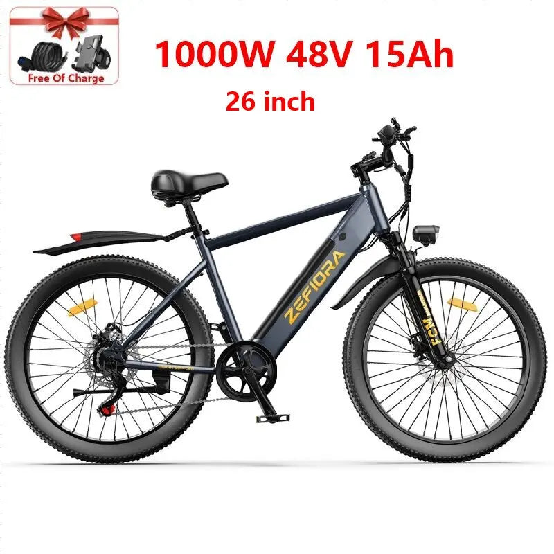 Cheap Electric Bicycle 1000w 14 26 Inch 30-50mph 48v 10ah 15ah Removable Battery,leading Manufacturer Ebike Electric Dirt Bike