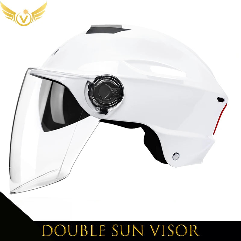 V Electric Scooter Helmet Summer V Chopper Motorcycle Helmets Safety Waterfall Soman Urban Articles Woman Men Moto Equipment