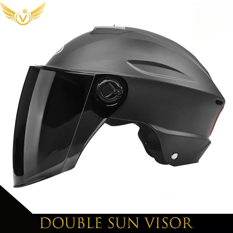 V Electric Scooter Helmet Summer V Chopper Motorcycle Helmets Safety Waterfall Soman Urban Articles Woman Men Moto Equipment