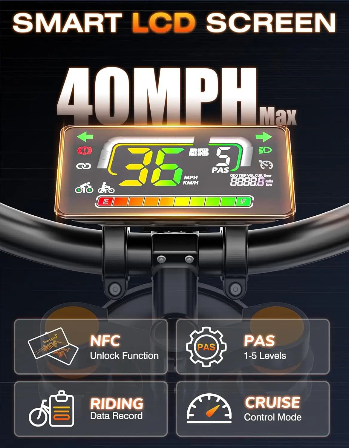 4500W 40MPH Electric Dirt Bike 48V 25Ah 100Mi 5PAS Hydraulic Brake Full Suspension 16in Off Road Adult,Custom