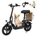 Bodywel T3 Folding Electric Scooter for Adults, 48V 13Ah Full Shock Foldable EScooter with Seat For Shopping and Commuting ebike