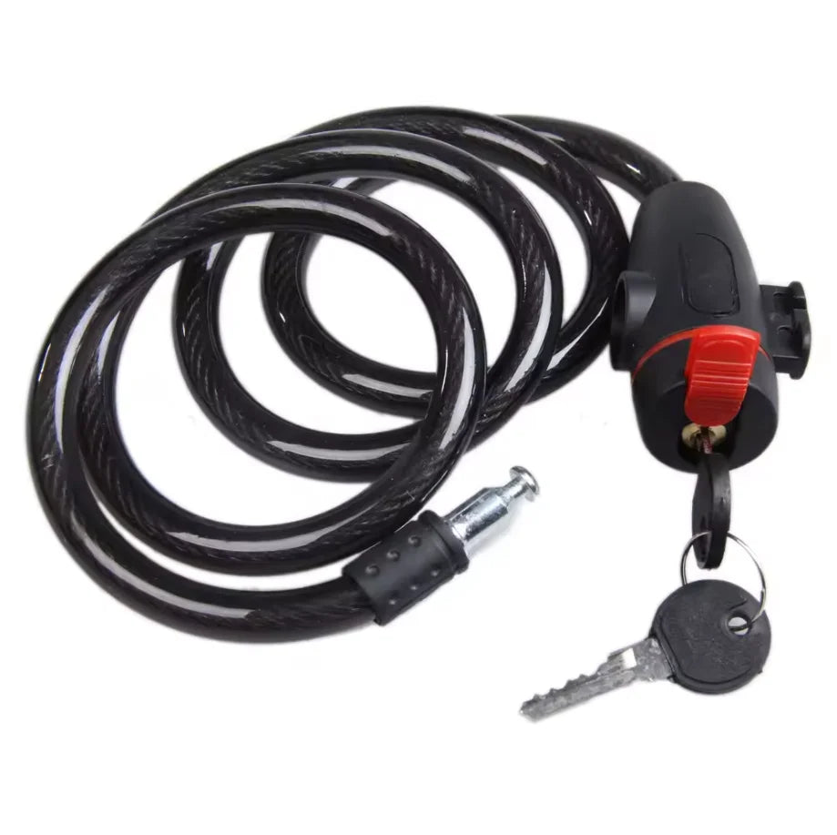 Heavy Duty Motorcycle Chain Lock 84cm Metal Anti Theft Bike Lock with 2 Keys for Maximum Security and Reinforcement of Bicycle
