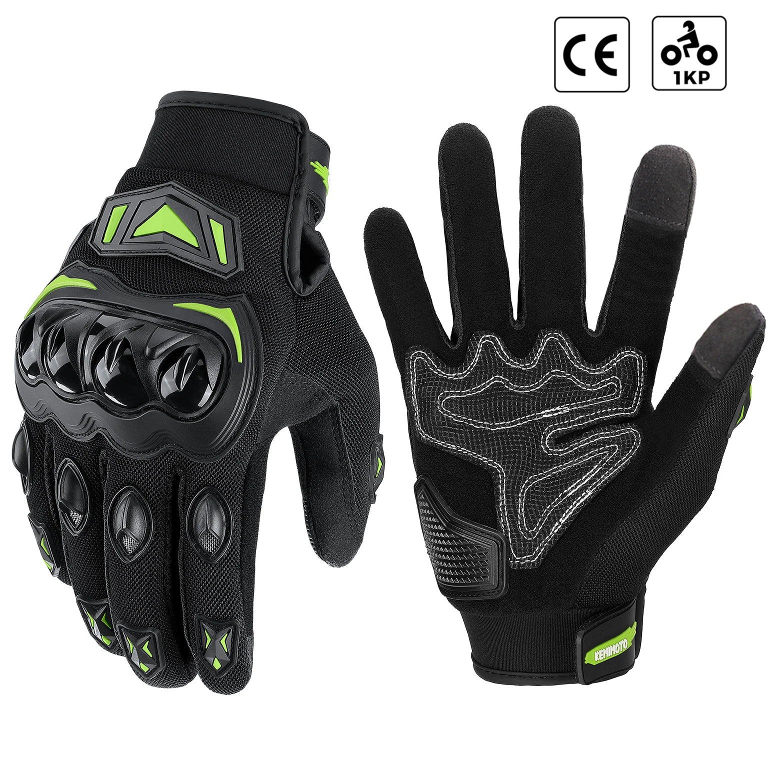 KEMIMOTO Summer Motorcycle Gloves CE Riding Gloves Knuckle Touchscreen Motorbike Tactical Gloves For Dirt Bike Motocross ATV UTV
