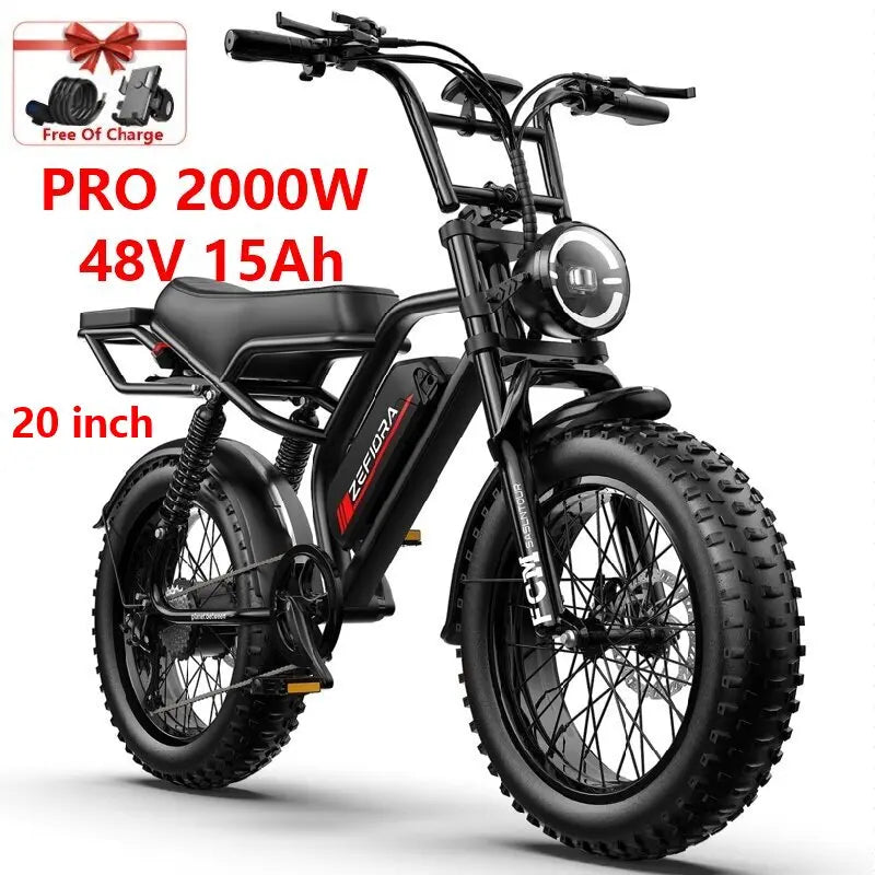 New 2000w Men\'s Electric Mountain Bike,20 26 Inch Free Shipping Certified Ul2849 30-50mph 30-60mile 48v,for Electric Bicycle